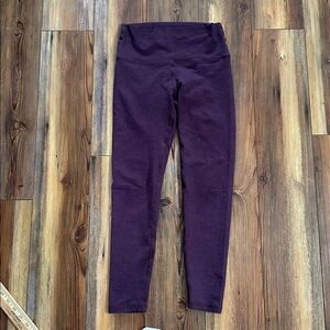 FLEO Super High Legging High Rise Bounce Fabric Buttery Soft Everyday Plum Small